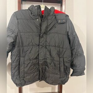 Boys jacket Calvin Klein gray with red